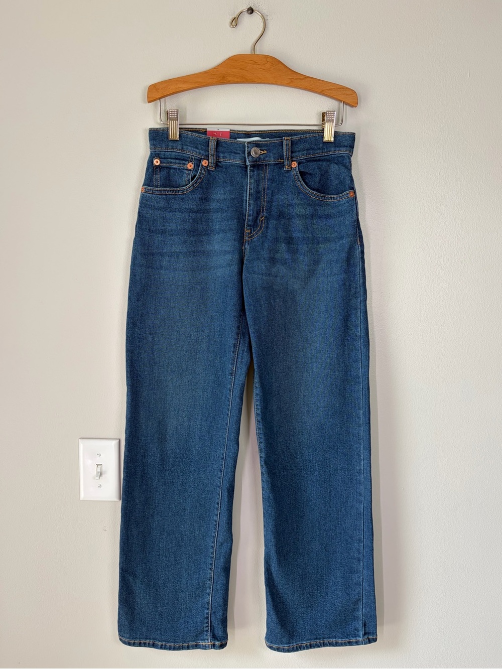 Levi’s Youth Wide Leg Medium Wash Jeans